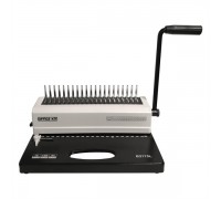 Переплетный аппарат на пластиковую пружину Office Kit B2115L (A4, A5, механический, шаг 9:16, перфорация 15 листов, отверстий 21, регулировка глубины, макс диаметр пружины 51 мм, 1 ручка)                                                               