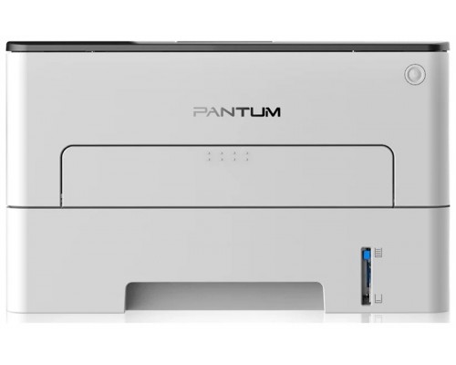 Принтер Pantum P3020D, Printer, Mono laser, А4, 30 ppm, 1200x1200 dpi, 32 MB RAM, Duplex, paper tray 250 pages, USB, start. cartridge 1000 pages (grey)