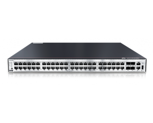 Управляемый коммутатор HUAWEI S5731-H48P4XC (48*10/100/1000BASE-T ports, 4*10GE SFP+ ports, 1*expansion slot, PoE+) + Basic Software + 1000W AC