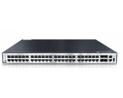 Управляемый коммутатор HUAWEI S5731-H48T4XC (48*10/100/1000BASE-T ports, 4*10GE SFP+ ports, 1*expansion slot) + Basic Software + 2pc 150W AC Power module + 1U mounting ear