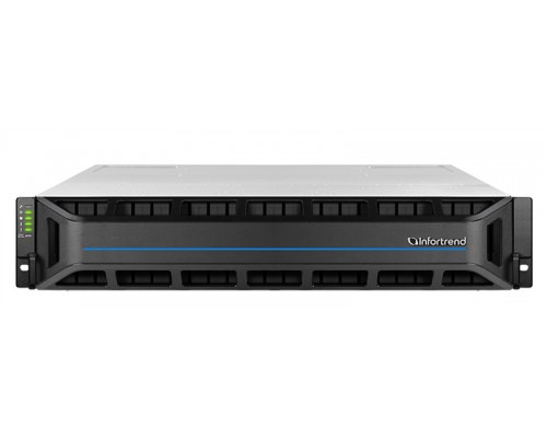 Дисковый массив EonStor GS 3000 Gen2 2U/25bay,dual redundant subsystem 4x12Gb/s SAS,8x10Gbe(SFP+),+4 host boards,4x4GB,2x(PSU+FAN Module),2x(SuperCap+FlashModule),25xdrive trays,1xRackmount kit (GS 3025R2CBF-D)