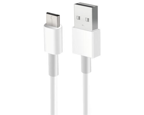 Unico Дата кабель micro USB, 2,1A, 480 Мбит/с, силикон, 2м, белый