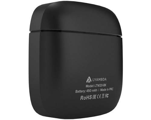 Беспроводные внутриканальные наушники Lyambda True Wireless LTW20-BK Черный