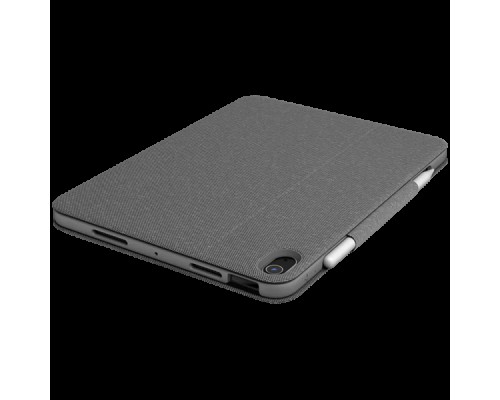 Клавиатура-чехол с трекпадом LOGITECH Folio Touch for iPad Air (4th gen) - OXFORD GREY - RUS