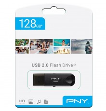 Память (USB flash) PNY 128GB ATTCLA USB 2.0 BLKTRNBLK                                                                                                                                                                                                     