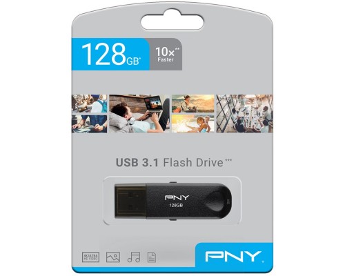 Память (USB flash) PNY 128GB ATTCLA USB 3.0 BLKTRNBLK