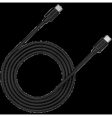 Кабель USB 100W, 20V/ 5A, typeC to Type C, 2M with Emark, Power wire :20AWG*4C,Signal wires :28AWG*4C,OD4.5mm, PVC ,black                                                                                                                                 