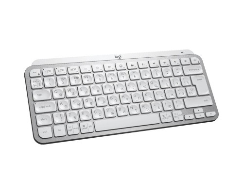 Клавиатура беспроводная Logitech MX Keys Mini - Pale, оригинальная заводская РУС гравировка [920-010502]