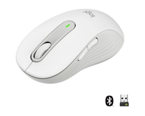 Мышь LOGITECH M650L Signature Bluetooth Mouse - OFF-WHITE