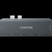 Док, USB-концентратор Canyon DS-05B Multiport Docking Station with 7 port, 1*Type C PD100W+2*HDMI+1*USB3.0+1*USB2.0+1*SD+1*TF. Input 100-240V, Output USB-C PD100W&USB-A 5V/1A, Aluminum alloy, Space gray, 104*42*11mm, 0.046kg(Generation B)