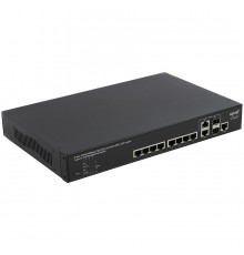 Коммутатор POE, UPVEL UP-309MGEC Managed L2 Gigabit POE switch 8 LAN, 2 Combo SFP, 1 Console, 250W POE bujet, POE Mode B                                                                                                                                  