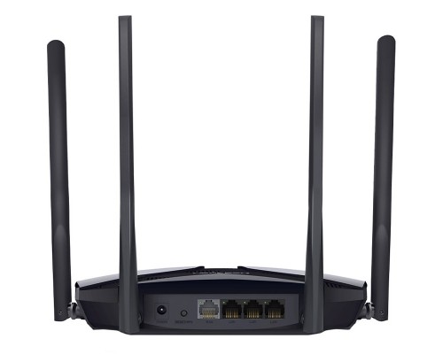 Маршрутизатор AX1800 Dual-Band Wi-Fi 6 RouterSPEED: 574 Mbps at 2.4 GHz + 1201 Mbps at 5 GHzSPEC: 4 Fixed External Antennas, 3 Gigabit LAN Ports, 1 Gigabit WAN Port, 1024-QAM, OFDMAFEATURE: Router/Access Point Mode, WPS/Reset Button, IPTV, IPv6, S