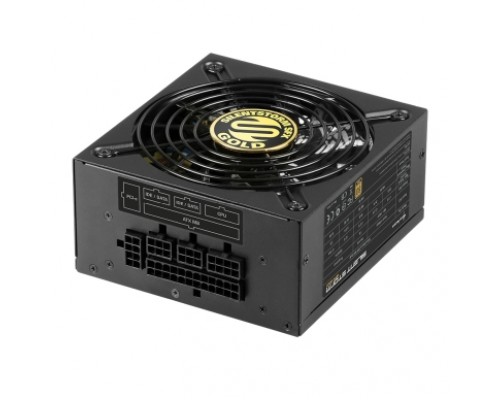 Блок питания Sharkoon SilentStorm SFX Gold 500W, 450 Вт, SFX-L (ATX), 120х120 mm Fan, 4x SATA, 2x PCI-E, 1x CPU, 100-240 В, 20+4 pin, Gold 80 PLUS