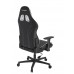 Игровое кресло DXRacer Peak OH/P88/NW компьютерное, до 90 кг, кожа PU, металл, 3D, до 135 градусов, цвет  черный/белый