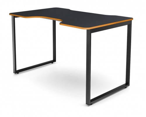 Компьютерный стол WARP St Smarty One ST1-OR black/orange (120 х 75 х 73h см) ЛДСП/сталь