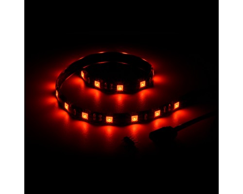 Светодиодная лента Sharkoon Pacelight RGB LED Strip S1 для корпуса, 360 мм, 18 LED, магнитная/самоклеящяеся, 4-контактный, 280 mA