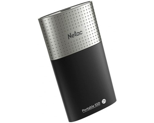 Внешний твердотельный накопитель Netac SSD Z9 NT01Z9-002T-32BK, 2.0Tb, USB 3.2 Type-C, чтение  550 Мб/сек, запись  480 Мб/сек, black/silver