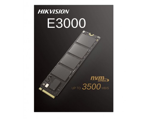 Твердотельный накопитель HikVision E3000 HS-SSD-E3000/1024G SSD, M.2, 1.0Tb, PCI-E 3.0 x4, чтение  3500 Мб/сек, запись  3150 Мб/сек, 3D NAND, NVMe