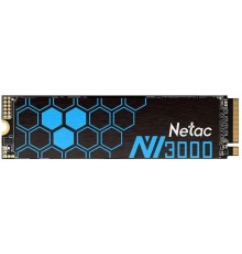 Накопитель Netac NV3000 NT01NV3000-500-E4X SSD, M.2, 500Gb, PCI-E x4, чтение  3100 Мб/сек, запись  2100 Мб/сек, 3D NAND, NVMe, 300 TBW                                                                                                                    