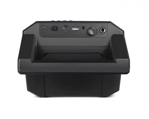 Портативная колонка Sven PS-435 Black, 20 Вт, 100-20000 Гц, Bluetooth, FM, USB/3.5 мм, microSD, LED-дисплей, вход для микрофона, 2х 2000 мАч