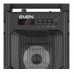 Портативная колонка Sven PS-435 Black, 20 Вт, 100-20000 Гц, Bluetooth, FM, USB/3.5 мм, microSD, LED-дисплей, вход для микрофона, 2х 2000 мАч