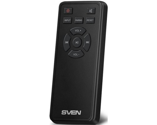 Колонки Sven MC-30 2.0, стерео, 30-27000 Гц, 200 Вт, Bluetooth, 3.5 мм, USB/microUSB, RCA, microSD, ПДУ, сеть 220В, цвет  MDF черный