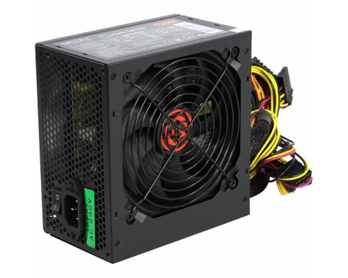 Блок питания Ginzzu SB450 12CM ATX v2.3, 450W, 120mm, 24+4pin, 2xSATA, 2xMolex, Black, OEM