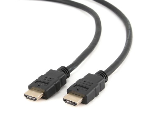 Кабель HDMI  ABR-802-1.5M,   1.5м, v1.4, 19M/19M, черный, позол.разъемы, экран, (аналог CC-HDMI4-6), ОЕМ для сборочных производств