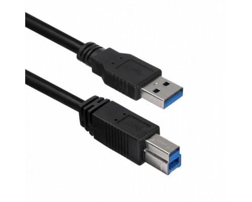 Кабель ACD-U3ABM-30L [ACD-U3ABM-30L] USB 3.0, A male - B male, ТТХ: (7/0.12BC+HDPE)*1P+[(7/0.12BC+HDPE)*2C+7/0.12BC+AL]*2P +7/0.16BC*2C+AL+7/0.12BC+B(80/0.12AL)PVC5.5, Синий, 3м  (742095)