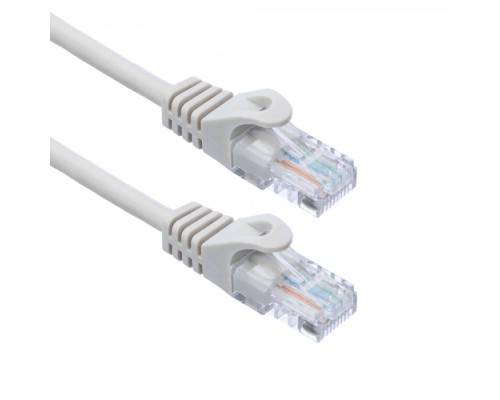 Патчкорд ACD-LPU5E-2DA [ACD-LPU5E-2DA] Cat5e UTP 24AWG 4Pair, 7/0.18мм CCA Серый, 0.2м, (741302)