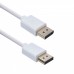 Кабель ACD-DHHM1-18W [ACD-DHHM1-18W] HDMI 1.4, Golden Plated,19m/19m, Белый, 1.8м (742187)