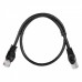 Патчкорд ACD-LPU5C-5DB [ACD-LPU5C-5DB] Cat5e UTP 24AWG 4Pair, 7/0.18мм CU Черный, 0.5м  (741715)