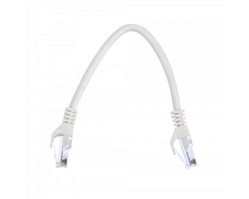 Патчкорд ACD-LPU5C-2DW [ACD-LPU5C-2DW] Cat5e UTP 24AWG 4Pair, 7/0.18мм CU Белый, 0.2м, (741708)