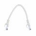 Патчкорд ACD-LPU5C-2DW [ACD-LPU5C-2DW] Cat5e UTP 24AWG 4Pair, 7/0.18мм CU Белый, 0.2м, (741708)