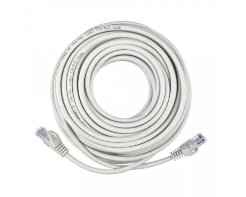 Патчкорд ACD-LPU5E-15M [ACD-LPU5E-15M] Cat5e UTP 24AWG 4Pair, 7/0.18мм CCA Серый, 15м, (741678)