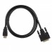 Кабель ACD-DHDM1-18B [ACD-DHDM1-18B] HDMI 1.4, Golden Plated,19m/25m, HDMI-DVI Черный, 1.8м, (742309)