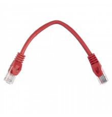 Патчкорд ACD-LPU5E-2DR [ACD-LPU5E-2DR] Cat5e UTP 24AWG 4Pair, 7/0.18мм CCA Красный, 0.2м, (741333)                                                                                                                                                        