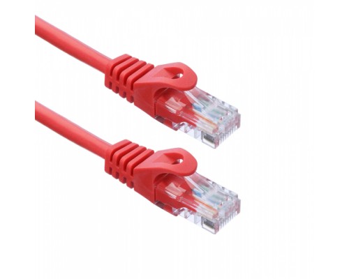 Патчкорд ACD-LPU5E-2DR [ACD-LPU5E-2DR] Cat5e UTP 24AWG 4Pair, 7/0.18мм CCA Красный, 0.2м, (741333)