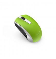 Мышь беспроводная Genius ECO-8100 зеленая (Green), 2.4GHz, BlueEye 800-1600 dpi, аккумулятор NiMH new package                                                                                                                                             