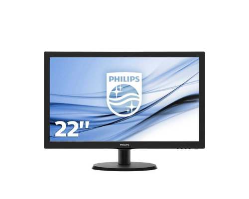 Монитор LCD 21.5'' [16:9] 1920х1080(FHD) TFT, nonGLARE, 250cd/m2, H170°/V160°, 1000:1, 10M:1, 16.7M, 5ms, VGA, Tilt, 3Y, Black