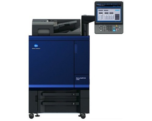 МФУ Konica Minolta AccurioPrint C4080 (А3, цветное, 81 ppm, SRА3, Duplex, Gigabit Ethernet, лотки 1х500л,1х1000л, контроллер Emperon, без крышки, без тонера)