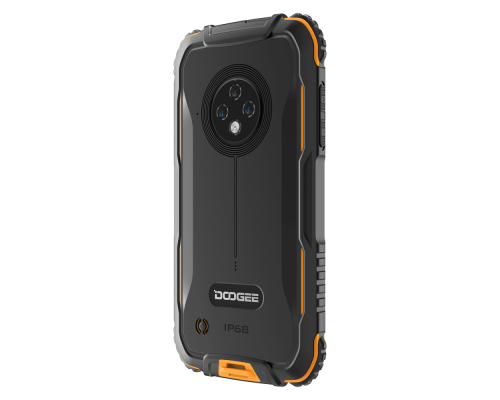 Смартфон Doogee S35 Fire Orange, 5'' 18:9 720x1280, 4х1.8 ГГц, 4 Core, 2GB RAM, 16GB, up to 256GB flash, 13 МП+2 МП+2 МП/5Mpix, 2 Sim, 2G, 3G, LTE, BT v5.0, Wi-Fi, GPS, Micro-USB, 4350 мА·ч, Android 10, 189g, 152,65 ммx80.3 ммx15,7 мм