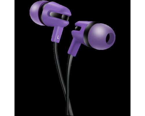 Наушники CANYON SEP-4 Stereo earphone with microphone, 1.2m flat cable, Purple, 22*12*12mm, 0.013kg