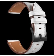 Универсальный кожаный ремешок для часов 22 mm LYAMBDA NEMBUS LWA-S41-22-WH White                                                                                                                                                                          