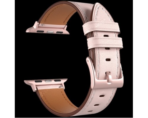 Кожаный ремешок для Apple Watch 42/44/45 mm LYAMBDA NEMBUS LWA-41-44-PK Pink