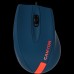 Мышь CANYON Wired Optical Mouse with 3 keys, DPI 1000 With 1.5M USB cable,Blue-Red,size 68*110*38mm,weight:0.072kg