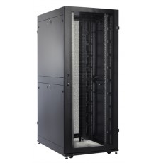 Шкаф серверный ПРОФ напольный 42U (800x1200) дверь перфор., задние двойные перфор., черный, в сборе                                                                                                                                                       