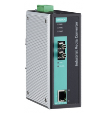 Сетевой медиаконвертор IMC-101-M-ST Industrial 10/100Base-TX to 100BaseFx media converter, multimode                                                                                                                                                      