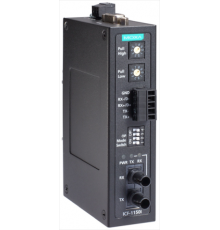 Преобразователь serial в оптику ICF-1150-S-ST Industrial RS-232/422/485 to Fiber Optic Converter, ST Single mode                                                                                                                                          