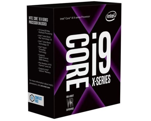 Процессор CPU Intel Core i9-10920X (3.5GHz/19.25MB/12 cores) LGA2066 BOX, TDP 165W, max 256Gb DDR4-2933, BX8069510920XSRGSJ